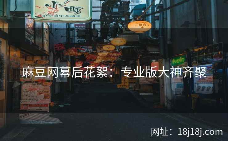 麻豆网幕后花絮：专业版大神齐聚