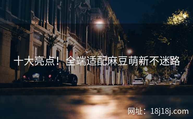 十大亮点！全端适配麻豆萌新不迷路
