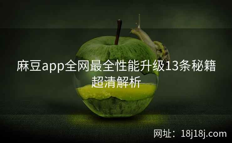 麻豆app全网最全性能升级13条秘籍超清解析